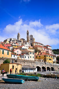 The village of cervo ligure, italy