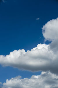 Low angle view of clouds in sky