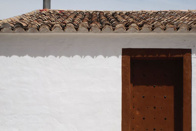 Close-up of roof