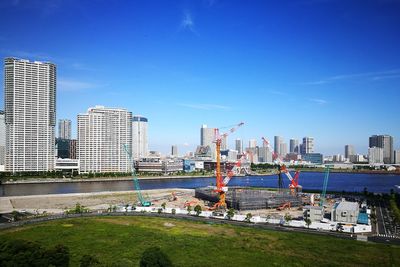 View of city at waterfront