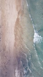 Aerial view of seashore