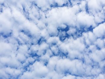 Low angle view of cloudy sky