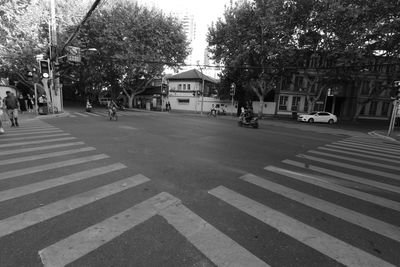 View of city street