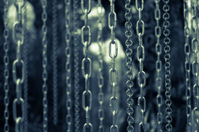 Full frame shot of metallic structure
