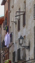 Low angle view of residential buildings