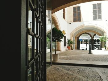 Corridor of building