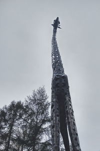 Low angle view of a statue