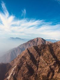 Scenic view from the top of a temple in katra ,  jammu and  kashmir ,  india