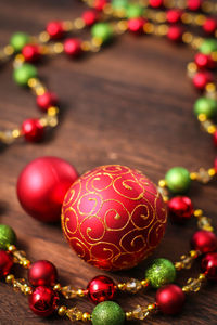 Close-up of christmas tree