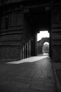 Corridor of historic building