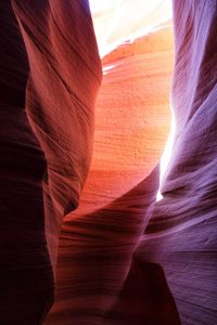 Rock formations in canyon