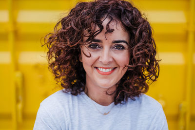 Portrait of a smiling young woman