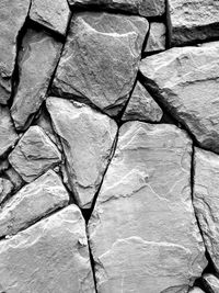 Full frame shot of cobblestone