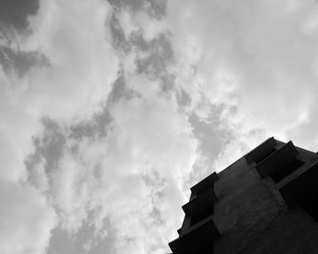 Low angle view of building against sky