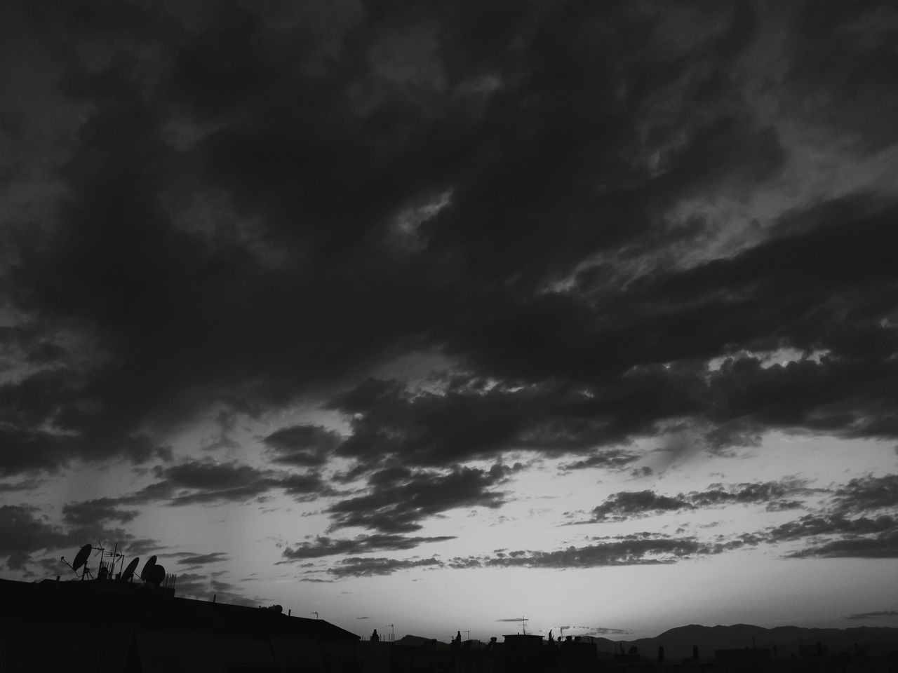 LOW ANGLE VIEW OF SKY DURING SUNSET