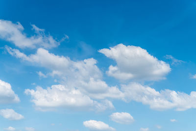 Low angle view of clouds in sky