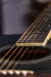 Close-up of guitar