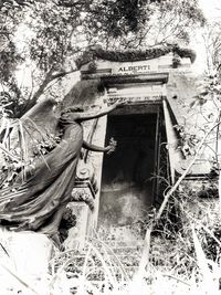 Low angle view of old building