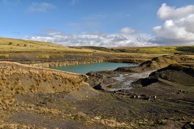 Scenic view of landscape against sky