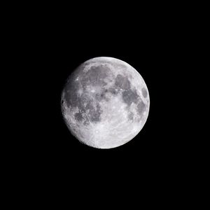 Idyllic shot of full moon at night