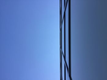 Low angle view of blue sky