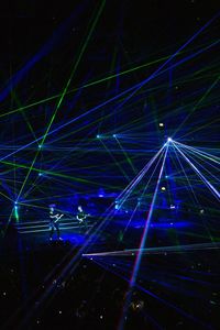 View of illuminated bridge at night