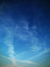 Low angle view of cloudy sky