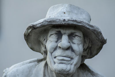 Close-up of old statue