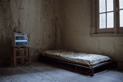 Interior of abandoned home