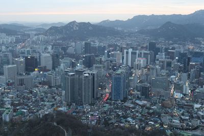 Aerial view of cityscape