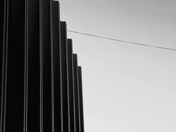 Low angle view of modern building against sky