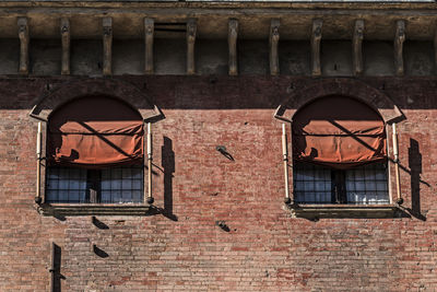 Low angle view of old building