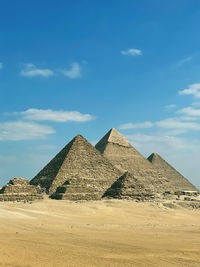 Scenic view of desert against sky