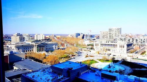 Buildings in city