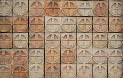 Full frame shot of patterned wall