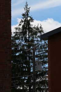 Low angle view of built structure against the sky
