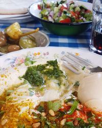 Close-up of food in plate