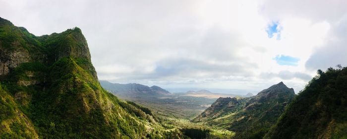 Panoramic view of landscape against sky