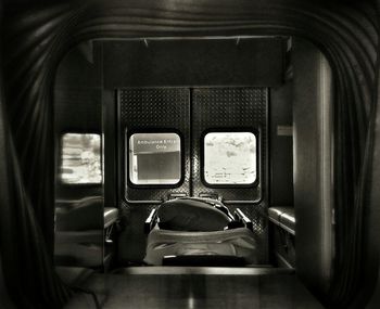 Interior of train