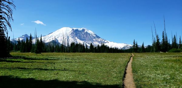 Panoramic view of landscape against sky