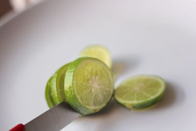 Close-up of hand holding fruit