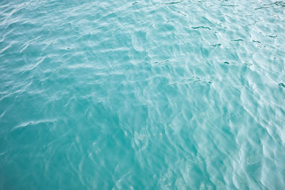 High angle view of swimming pool in sea