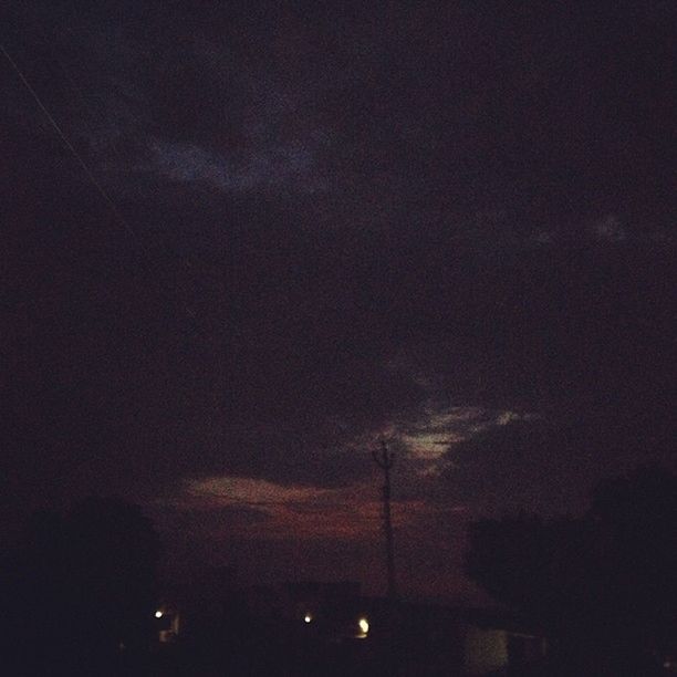 sky, low angle view, night, silhouette, cloud - sky, street light, illuminated, weather, cloudy, dusk, lighting equipment, electricity, storm cloud, dark, overcast, nature, power line, beauty in nature, outdoors, cloud