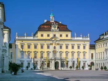 Low angle view of historical building