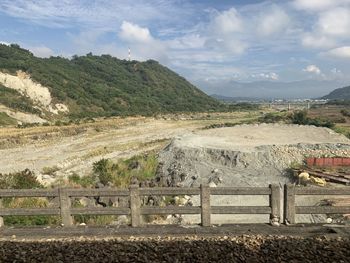 Scenic view of landscape against sky