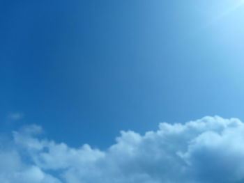 Low angle view of clouds in sky