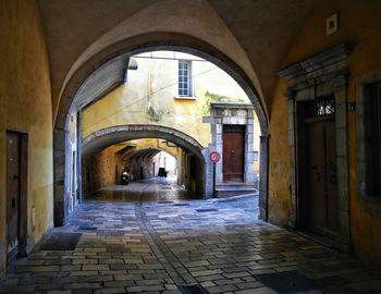 Corridor of building