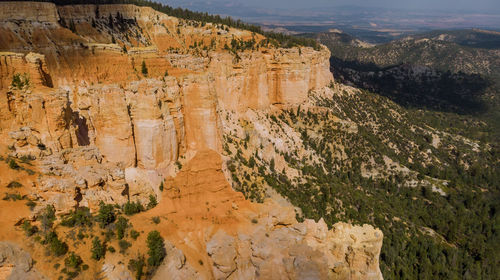 View of rock formations