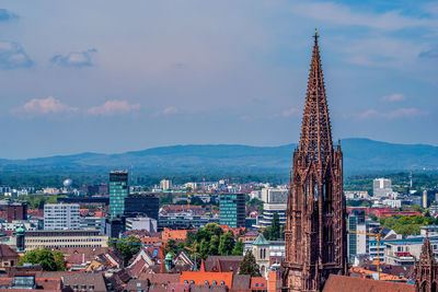 Cityscape against sky