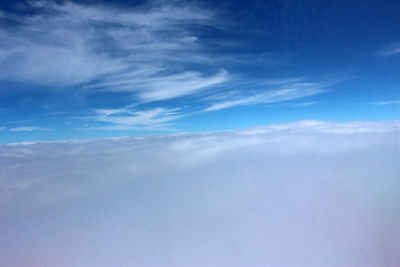 Low angle view of clouds in sky